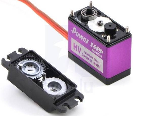 Power HD Digital Servo Titanium Gear 79g 25kg 0.145s DS8325HV
