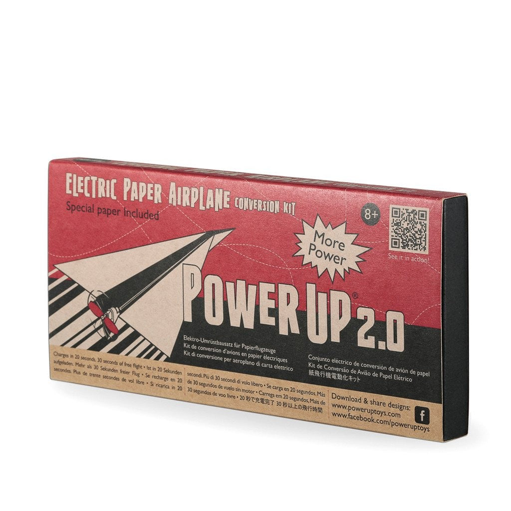 Powerup 2.0 - papirflyver med motor!
