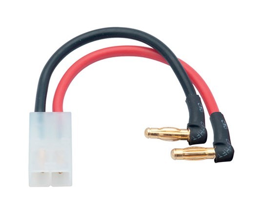 Adapterstik til hardcase-LiPo-batterier til Tamiya-stik 4mm han-stik