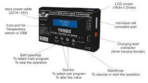 Multilader til LiPo-, NiMh-, NiCd, Li-Fe- Li-Ion 5 Amp