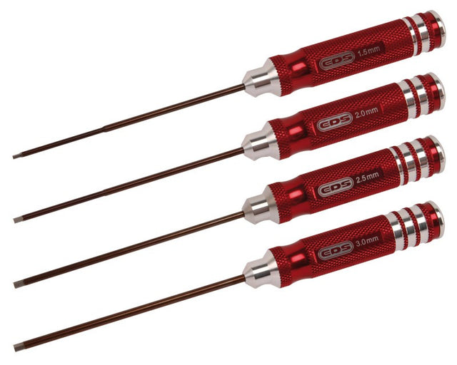 4 styk Hex skruetrækkere 1.5 2.0 2.5 & 3.0 x 120mm