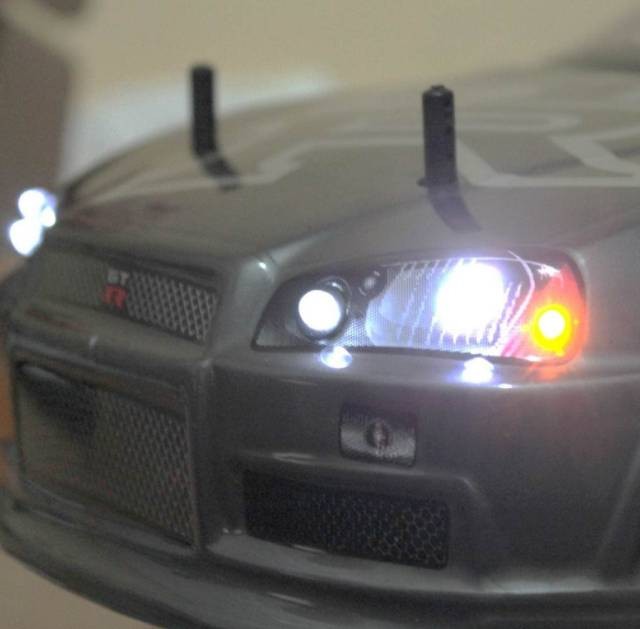 LED lyssæt til fjernstyrede biler