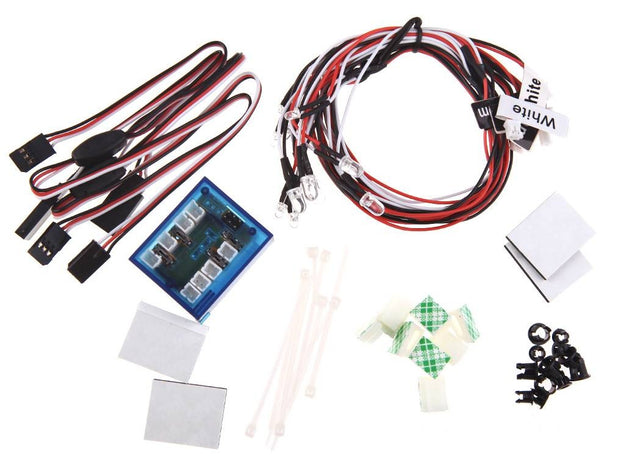 LED lyssæt til fjernstyrede biler