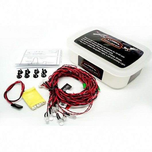 LED lys til fjernstyret fly