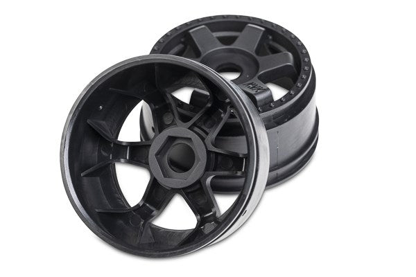 QuantumR Race Truck Wheel (Black/2pcs)
