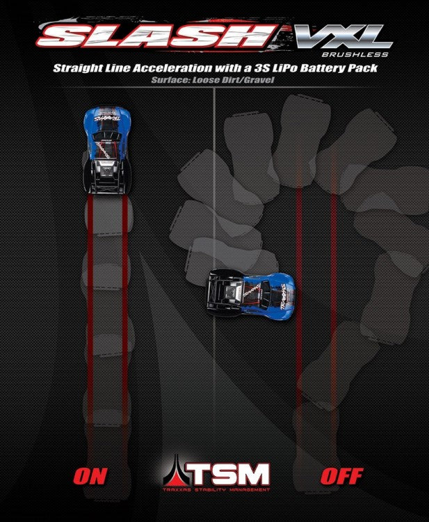 Slash VXL 2WD 1/10 RTR TQi TSM OBA w/o Battery & Charger