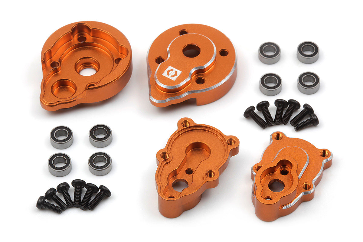 Aluminum Portal Rear Hub Set (Orange/2pcs)