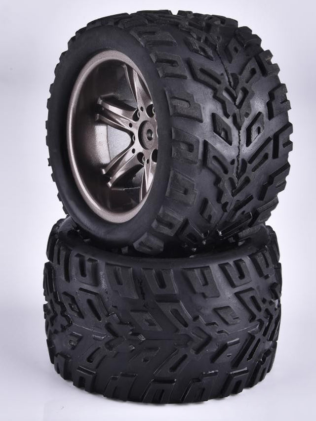 16-ZJ01 TIRE WITH GREY WHEEL RIM