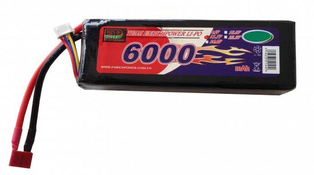 11,1V 6000mAh - deans stik - 60c