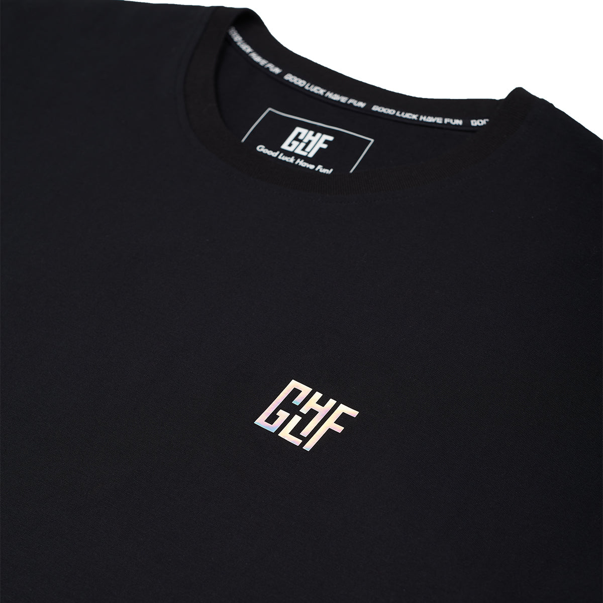 FragON - Holografic Logo Oversize T-shirt Black, L/XL