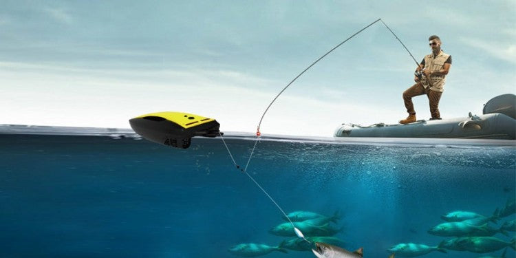 DEMO Fjernstyret båd til fiskeri - fang fisk! Baiting 500 Fishing Boat - v2