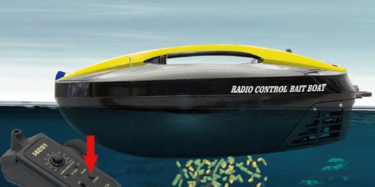 DEMO Fjernstyret båd til fiskeri - fang fisk! Baiting 500 Fishing Boat - v2