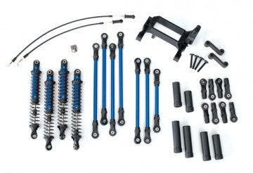 Traxxas 8140X Long Arm Lift Kit Blue Complete TRX-4