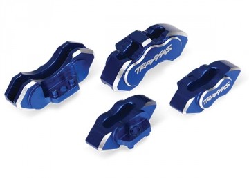Traxxas 8367X Brake calipers Alu Blue front and rear (4)