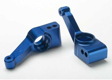 Traxxas 1952X Carriers, Stub Axle Rear Aluminium Blue (2)
