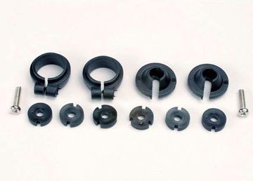 Traxxas 1965 Piston Head Set / Shock Collars / Spring Retainers