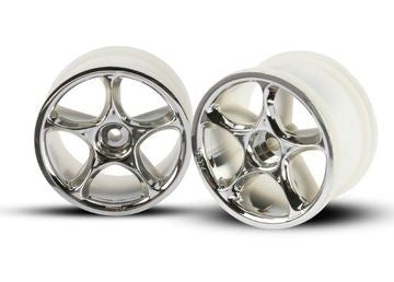 Traxxas 2472 Wheels Tracer Chrome 2.2" Rear (2)