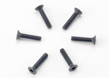 Traxxas 2526 Screws M2.5x12mm Countersunk Hex Socket (6)