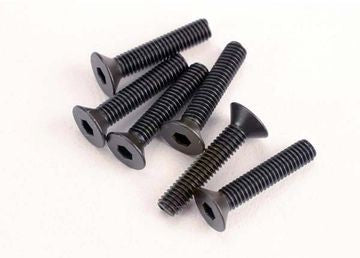 Traxxas 2553 Screws M3x15mm Countersunk Hex Socket (6)