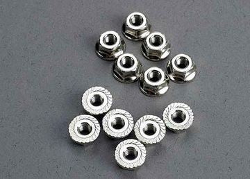 Traxxas 2744 Nut Flanged M3 Silver (12)