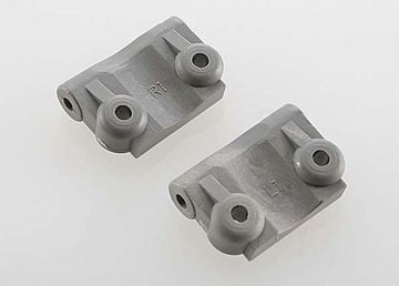 Traxxas 2798A Suspension Arm Mount Grey Rear 1-Degree (Pair)