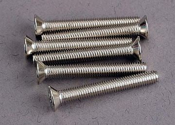 Traxxas 3162 Screws, 3x24mm countersunk machine (6)