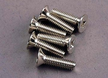 Traxxas 3167 Screws M4x15mm Countersunk (6)