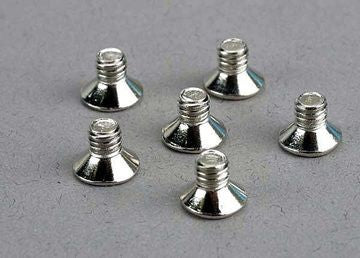 Traxxas 3173 Screws, 4x6mm countersunk machine (6)