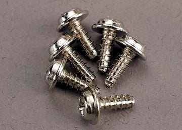 Traxxas 3290 Screws 3x8mm Self-tapping Washerhead (6)