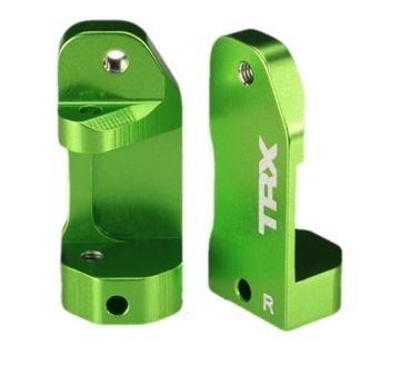 Traxxas 3632G Caster Block Aluminium Green (Pair)