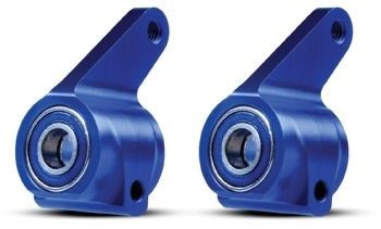 Traxxas 3636A Steering Blocks Aluminium Blue (Pair)