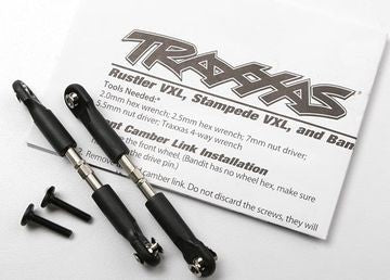 Traxxas 3644 Turnbuckle Complete Steel Camber Link 69mm (2)