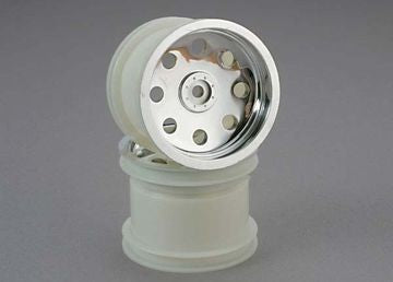 Traxxas 3672 Wheels Chrome 2.2" Truck Rear (2)