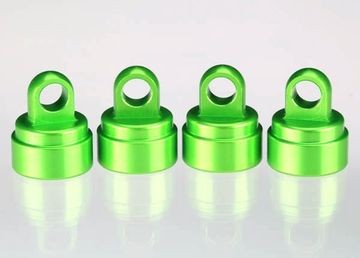 Traxxas 3767G Shock Caps Green Aluminium (4) Ultra-Shocks