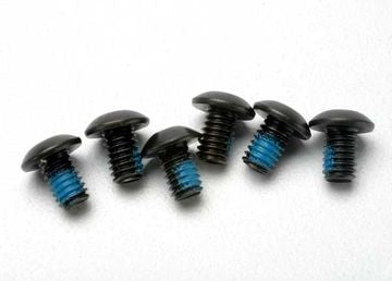 Traxxas 3939 Screws M4x6mm Button-head Hex Socket w/ Threadlock (6)
