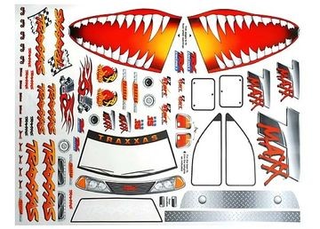 Traxxas 4913X Decal Sheets Jaws T-Maxx