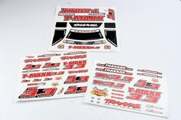 Traxxas 4920R Decal sheets T-Maxx 3.3