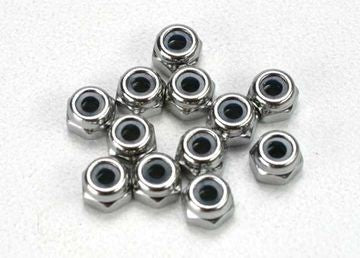 Traxxas 5158 Lock Nut M2.5 Steel (12)