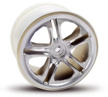Traxxas 5172 Wheels Split-Spoke Satin (14mm) 3.8" (2)*