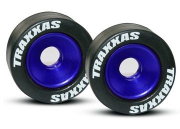 Traxxas 5186A Wheelie Wheels Aluminium Blue (2)