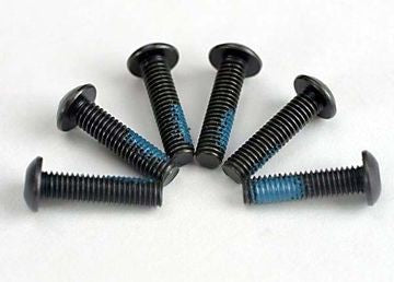 Traxxas 5282 Screws M3x12mm Button-head Hex Socket w/ Threadlock (6)