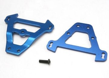 Traxxas 5323 Bulkhead Tie Bars Alu Blue F&R Revo/ Slayer Pro/ Summit