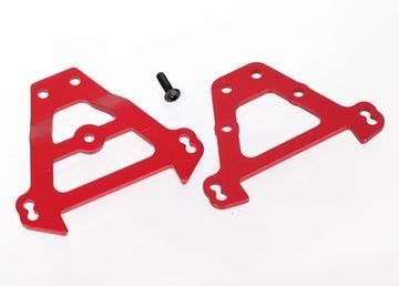Traxxas 5323R Bulkhead Tie Bars Alu Red F&R Revo/ Slayer Pro/ Summit*