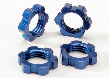 Traxxas 5353 Wheel Nuts 17mm Blue (4)
