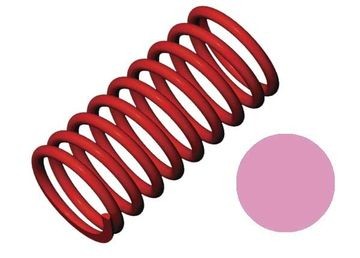 Traxxas 5443 Shock Springs GTR Red (5.4 Rate Pink) (2)