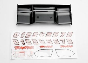 Traxxas 5446 Wing Black with Decals Revo