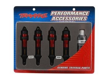 Traxxas 5460R Shocks GTR Complete Aluminium Red (4)