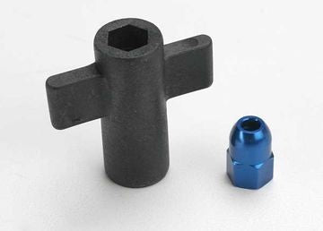 Traxxas 5526 Antenna Crimp Nut Blue