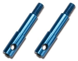 Traxxas 5537X Wheel Axle Front Aluminium Blue (2) Jato