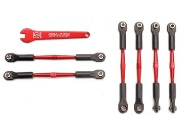 Traxxas 5539X Turnbuckle Set Aluminium Red Toe-In/ Camber